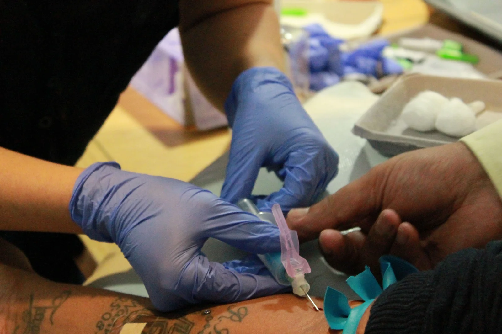 Professional Phlebotomy Training Session in London